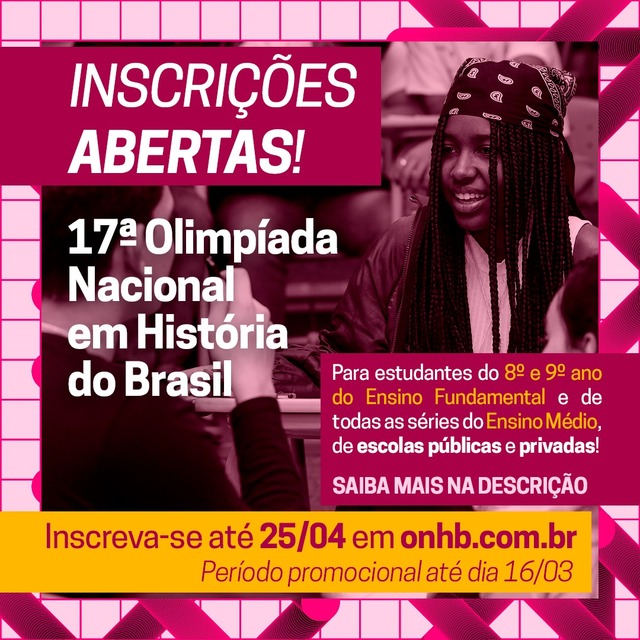 Calendário da OBMEP 2025
